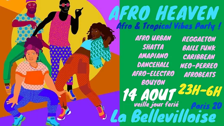 Afro Heaven ~ Afro & Tropical Vibes Party à La Bellevilloise !