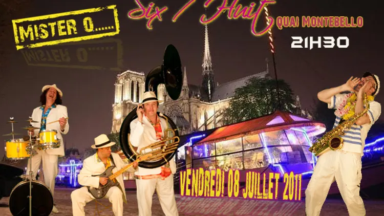 Concert Mister O sur péniche du 6/8