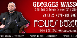 Georges Wassouf en concert aux Folies Bergere