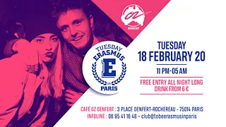 TUESDAY ERASMUS IN PARIS