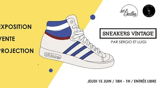 Sneakers Vintage au Bar à Bulles