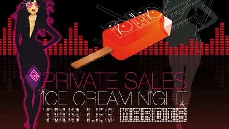 Private sales 'ice cream night'