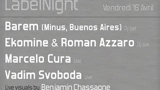 Coton Tige label night w/ Barem