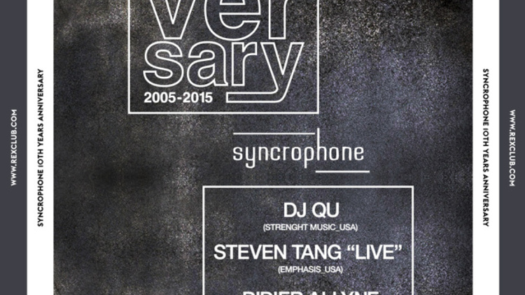 SYNCROPHONE 10TH YEARS ANNIVERSARY