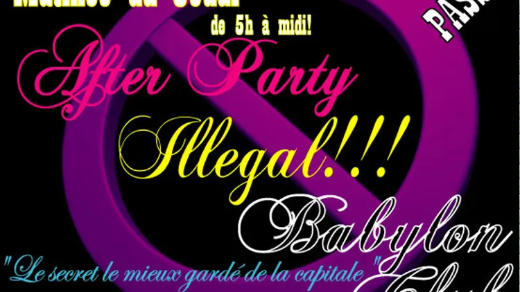 After Party Illegal