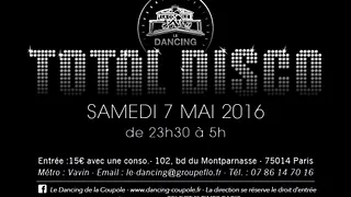Soirée TOTAL DISCO