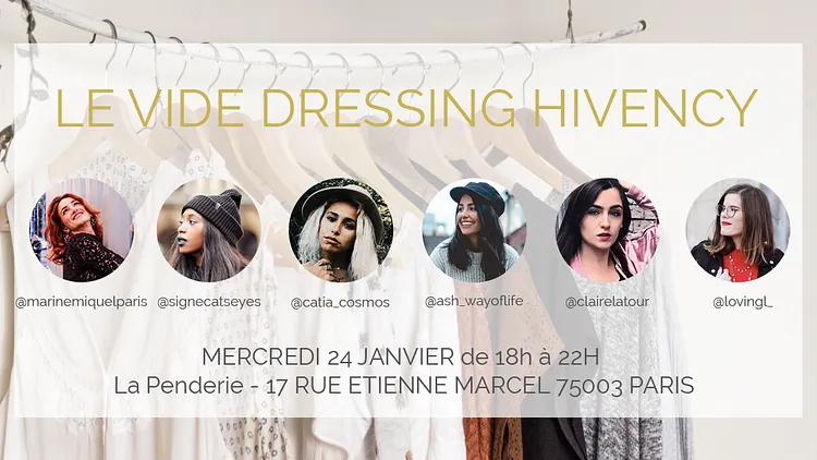 Vide Dressing Hivency : 6 influenceurs vendent leur dressing !