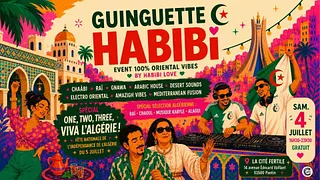 Guinguette Habibi spécial One, two, three, viva l'Algérie !
