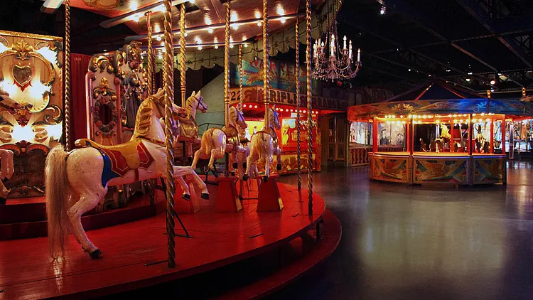 Le Musée des Arts Forains se visite tous les jours pendant les vacances d’hiver !
