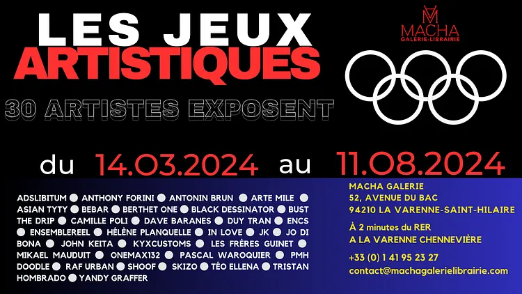Les Jeux artistisques : 30 artistes exposent !