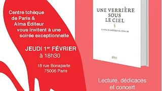 Présentation du nouveau roman « Une verrière sous le ciel » de Lenka Horňáková-Civade