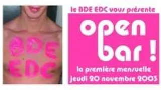 Mensuelle Edc Open Bar