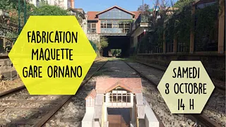 Fabrication de la Gare Ornano (la REcyclerie) en maquette