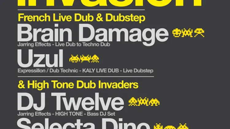 DUB INVASION : BRAIN DAMAGE + DUB INVADERS + UZUL