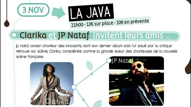Clarika et JP Nataf