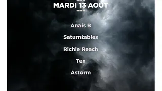 Moon avec Anais B - The Saturntables - Richie Reach - Tex - Astorm