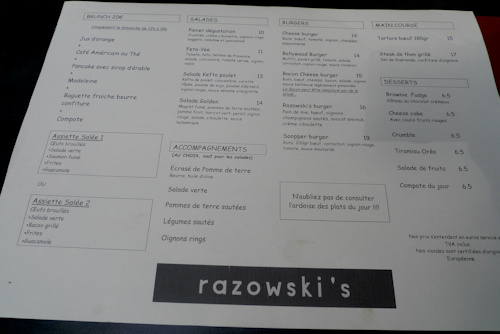 Razowski's Restaurant Paris