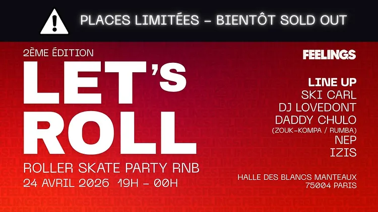 Let's Roll - Roller Skate Party Rnb - Édition N°2
