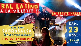 Bal Latino à La Villette Live & Djs à La Petite Halle !