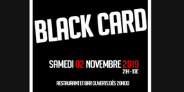 Black card en live !