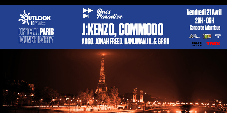 Bass Paradize x Outlook Festival | J:Kenzo - Commodo - Argo - Jonah Freed - Hanuman Jr - Grrr