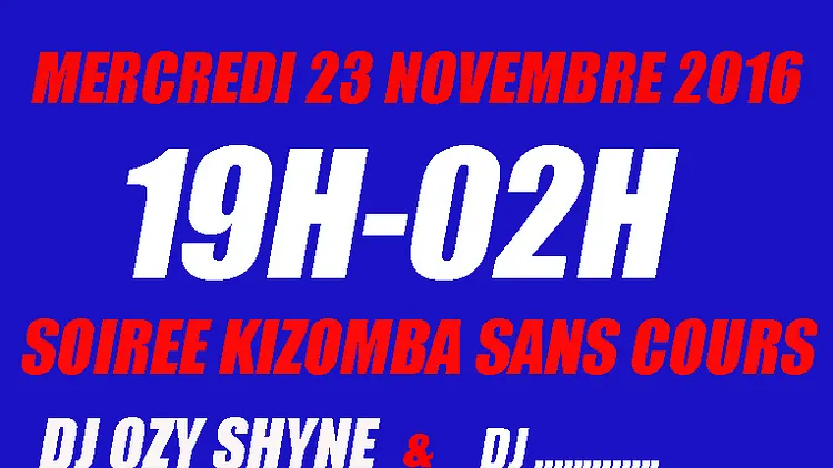 MYBOAT IS BACK -/ SOIREE KIZOMBA SANS COURS
