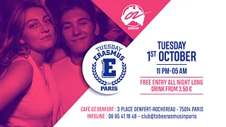 Tuesday Erasmus In Paris