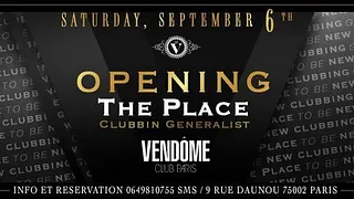The place opening