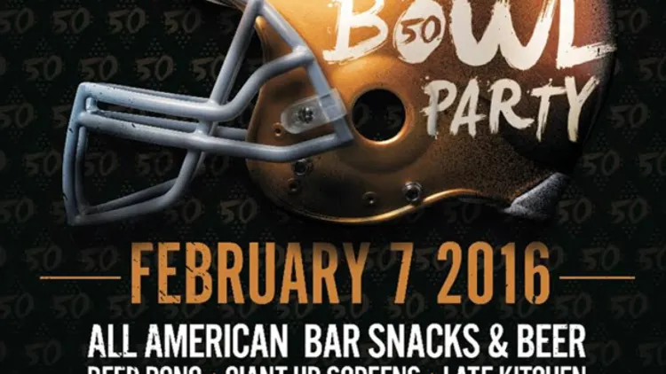 Paris' biggest Superbowl 50 Party @Belushi's Paris GDN