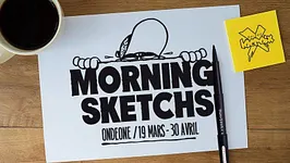 "Morning Sketchs" by Ondeone   L'expo' anniversaire s'installe à Belleville !