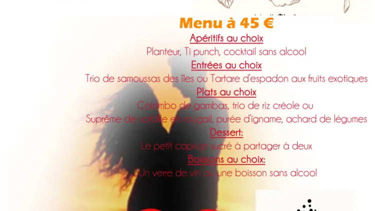 Saint Valentin au Caffé Créole