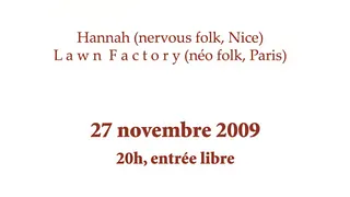 HANNAH + LAWN FACTORY