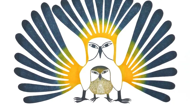 Fantastique Kenojuak Ashevak - collection Claude Baud
