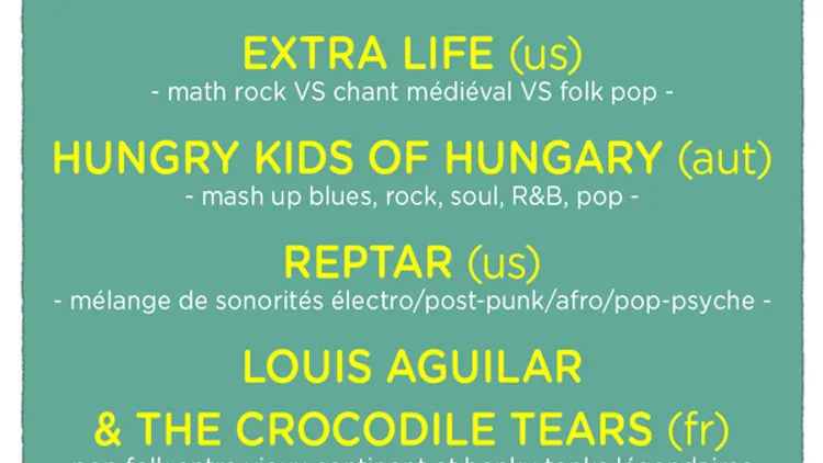 BS PARTY: HUNGRY KIDS OF HUNGARY + EXTRA LIFE + REPTAR + DAVID ABEL + LOUIS AGUILAR