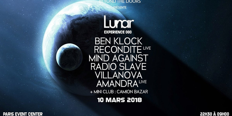 Lunar : Ben Klock, Recondite, Mind Against, Radio Slave...