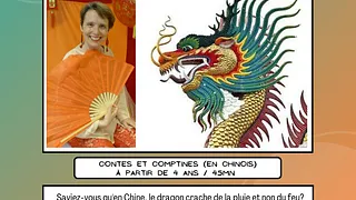 Dragons et empereurs  Contes (en français) et comptines (en chinois) à partir de 4 ans