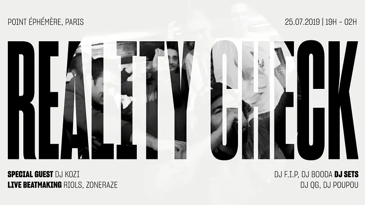 Reality Check & Dj Kozi au Point Éphémère
