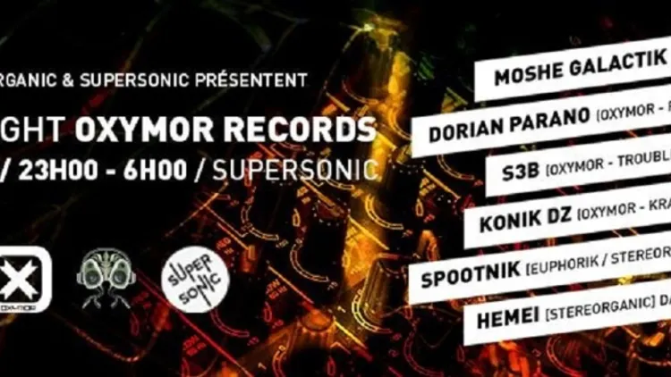 StereOrganic X Oxymor Records w/Konik DZ / Dorian Parano / Moshe Galactik / S3B Troubles Fete