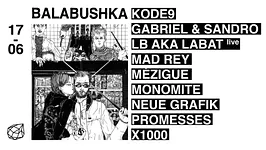 Concrete: Kode9 x Mad Rey x Mezigue x Neue Grafik x Lb aka Labat