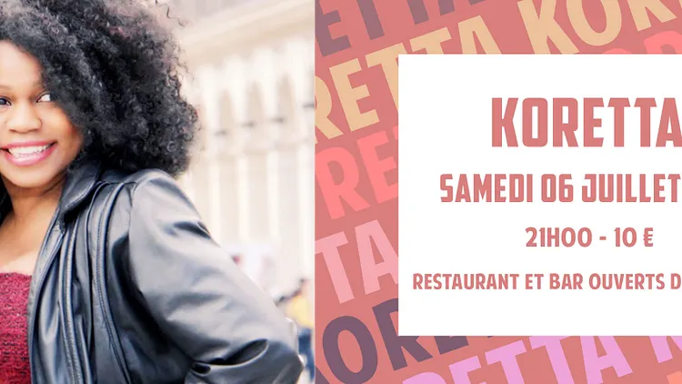 Koretta en live !