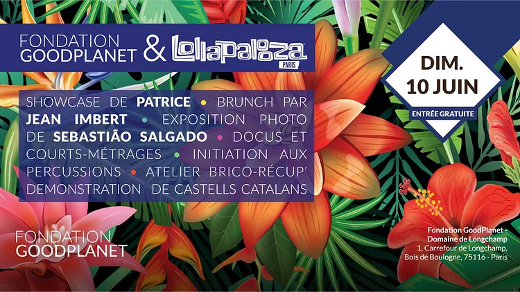 Lollapalooza x GoodPlanet