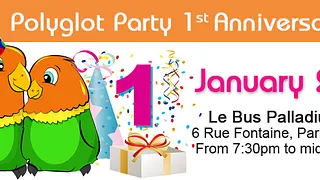 Polyglot Party FIRTS anniversary