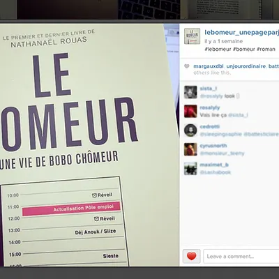 Le Bomeur : premier livre à lire sur Instagram