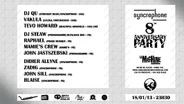 SYNCROPHONE 8th Anniversary: DJ Qu, Vakula, Tevo Howard...