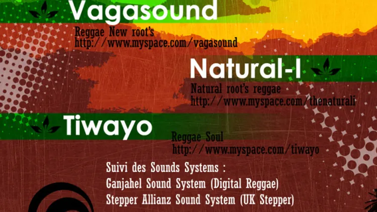 Vagasound, Natural-I, Tiwayo (Ourcq Reggae Fest.)
