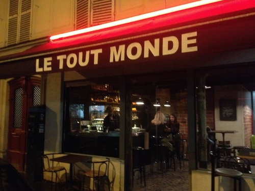 Le Tout Monde Restaurant Paris