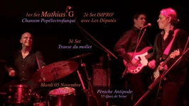 Mathias G : chanson popélectrofunqui et improvisateur à l'envie !