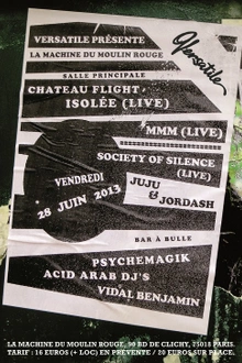 Versatile : Isolee + Mmm + Chateau Flight + Acid Arab