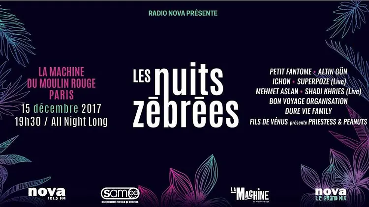 Les Nuits Zébrées de Noël à La Machine du Moulin Rouge