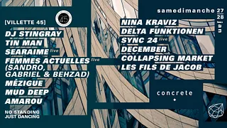 Annulé - Concrete Samedimanche: Nina Kraviz, Dj Stingray, Tin Man, Sync24